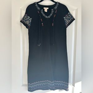 Sundance sweater dress XS black